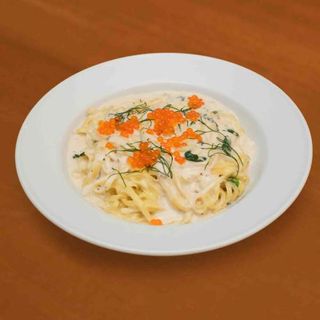 Linguine al limone, Trout Roe & Fresh Herbs