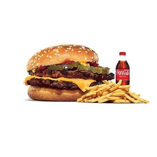 Double Cheeseburger Meal - Large