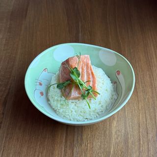 Дитячий рис з лососем (160г)