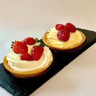 Tartaletka mascarpone lub krem cytrynowy