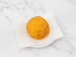 Arancino bianco e prosciutto