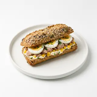 Sándwich De Atún Y Huevo