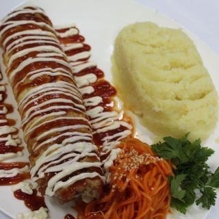 Бризоль с гарниром