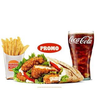Promo Crispy Chicken Wrap, Patatine Large e Coca-Cola Large