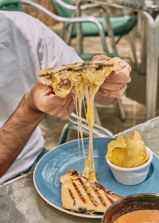 (Veggie) Truffle Mushroom + Chips