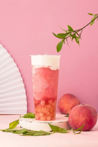 Batido de melocotón con sea salt crema de queso(700 Ml.)