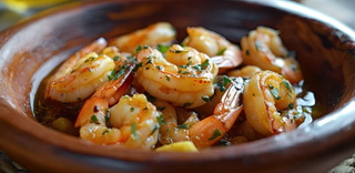 Ración De Gambas Al Ajillo