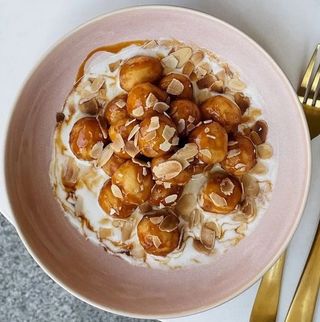 Міні сирники з карамеллю