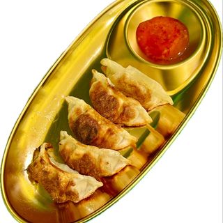 Ravioli kimchi alla griglia