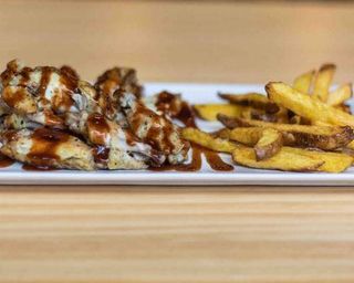 Alitas de pollo de corral