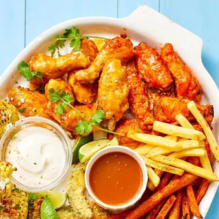 Crispy e Spicy Wings with Fires