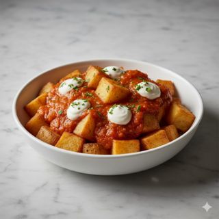 Patatas bravas (ración)