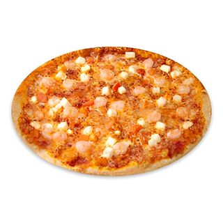 Томатная с креветками (40 см) на тонком тесте