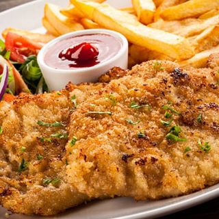Menú Escalope De Pollo