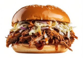 Pulled pork burger