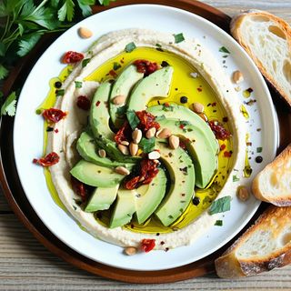 Tuscan Hummus And Avocado