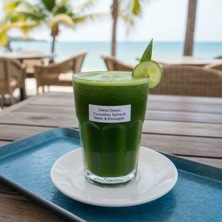 Cucumber, Spinach + Pineapple