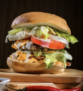 Куриный чизбургер