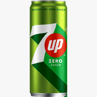 7UP Zero Zahar 0,33L