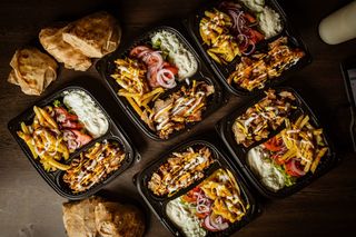 Порция със свинско месо