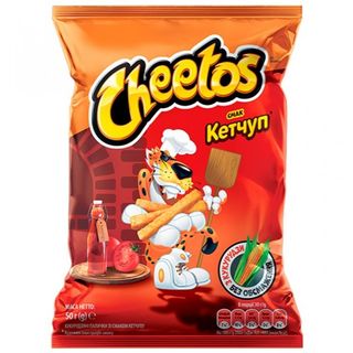 Снеки Cheetos Кукурудзяні Зі Смаком Кетчупу 50 Г