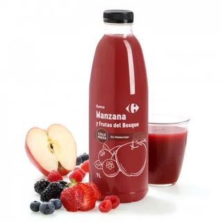 Zumo Manzana-Frutos del Bosque Carrefour 250 Ml.