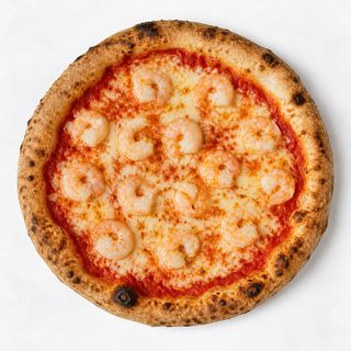 Pizza Kozice - konopljino brašno
