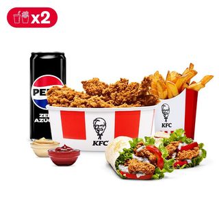 Menú Super Bucket para 2