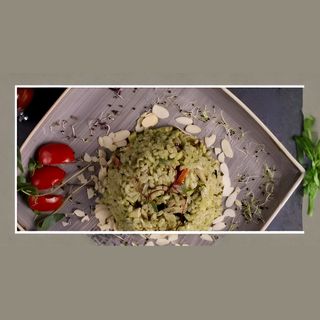 Risotto al salmone