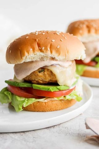 Plain Chicken Burger