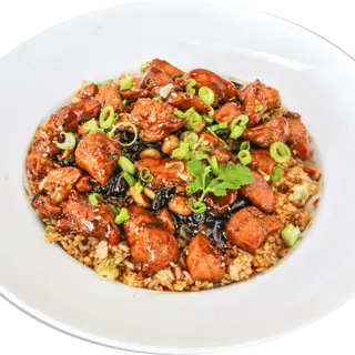Wok de Arroz com Frango