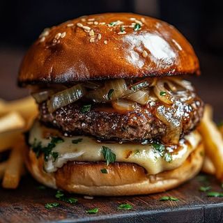 Beef Onions Burger