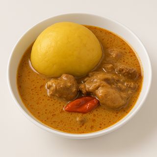 Sauce Arachide Au 1/ 4 Poulet + Accompagnement