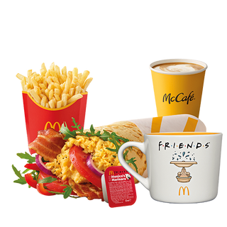 Zestaw Friends Śniadaniowy McWrap® z Jajecznicą i Bekonem