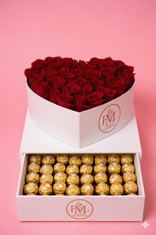 Coffret Prestige Roses Rouges