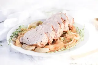 Pork Loin with White Onion