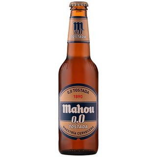 Cerveza Mahou 0.0 Tostada Botella 33cl.