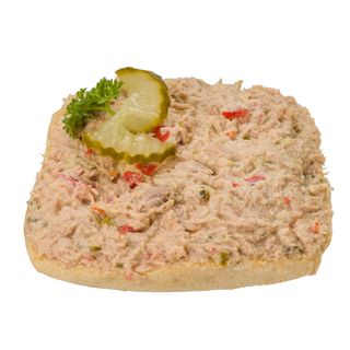 Połówka z pastą tuńczykową