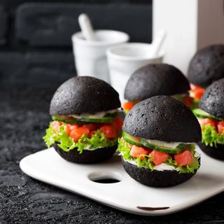 042. Black burger 1 pezzo