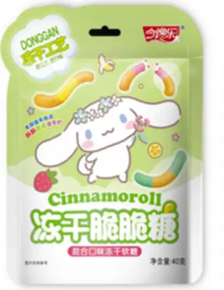 Sanrio Cinnamoroll Mixed Fruits FreezeDried Crunchy Candy 40g