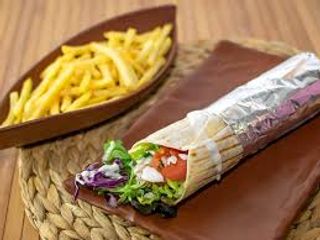 Kebab Rollo  con carne ( patata dentro)