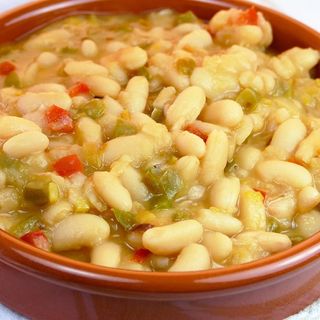 Alubias blancas estofadas 