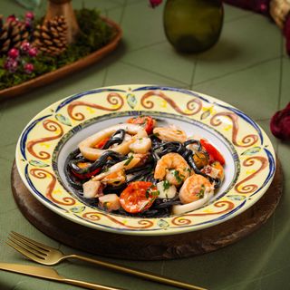 Paste Nero di Seppia cu fructe de mare