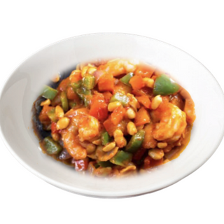 58 Gamberetti in salsa chili