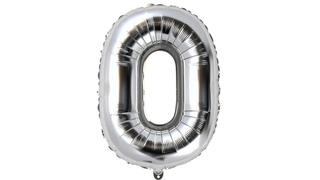 Balon foliowy 92cm srebrny 0