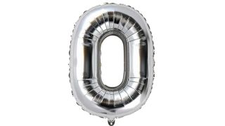 Balon foliowy 92cm srebrny 0