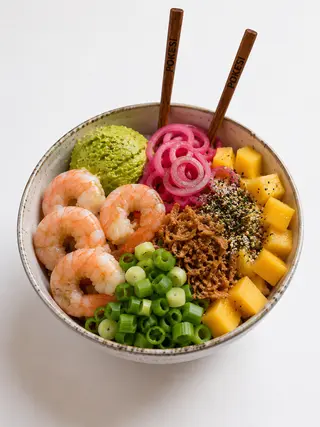 Hawaiian Shrimp Poke