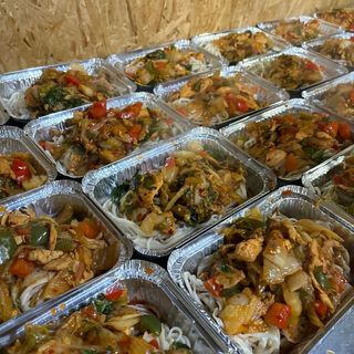 Фри с курицей 