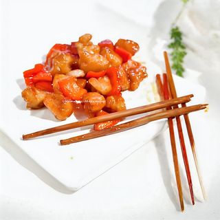 Pollo in salsa agrodolce