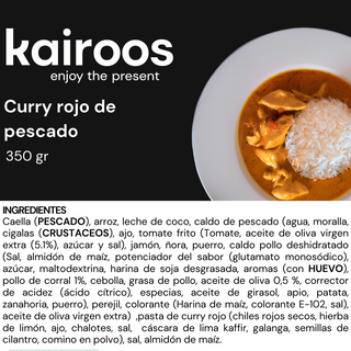 Curry rojo de pescado (350 gr)